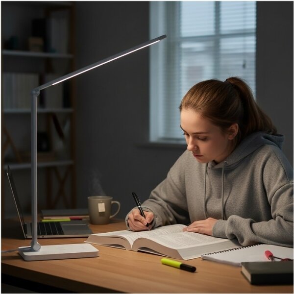 Lampada da tavolo LED dimmerabile con ricarica wireless NOBLITE Q LED/7W/230V 3000/4000/6500K bianca