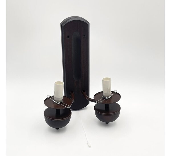 Brilagi - Lampada da parete COTTAGE 2xE14/40W/230V faggio