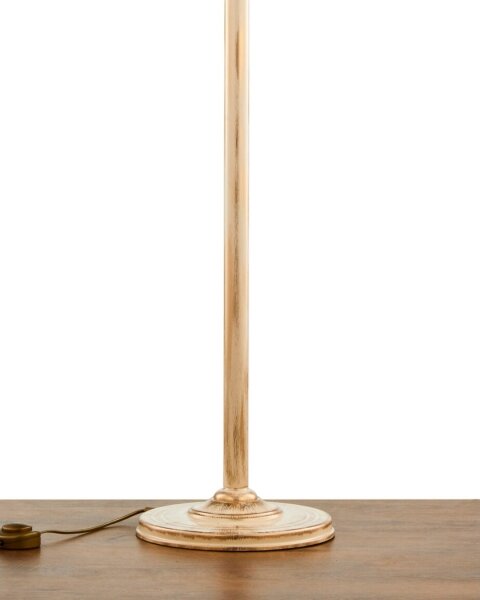 Brilagi - Lampada da terra SAPHIRE 1xE27/15W/230V crema/oro/patina