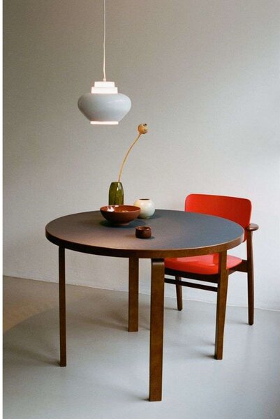 Lampada a sospensione Artek, Bianco, Sala da pranzo, Metallo