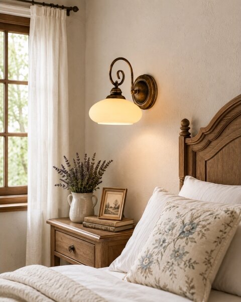 Brilagi - Lampada da parete MOLLERO 1xE27/15W/230V bronzo/patina