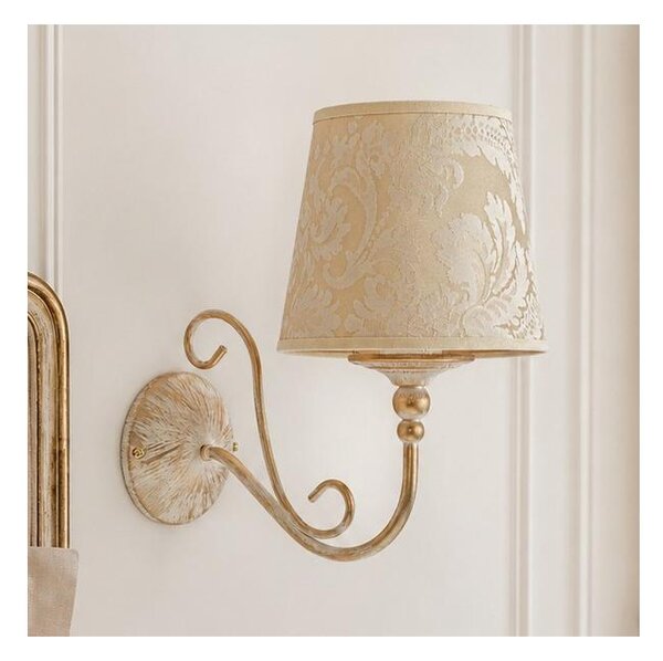 Brilagi - Lampada da parete SONIA 1xE27/15W/230V crema/patina