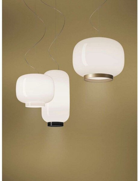 Lampada a sospensione Foscarini, dimmerabile, Bianco, Sala da pranzo, Vetro