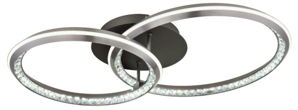 Globo 67329-50 - Plafoniera LED dimmerabile ALAINA 50W/230V 2700-6000K 50x75 cm + telecomando