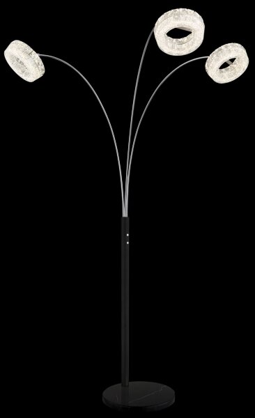 Globo 67387S1 - Lampada da terra LED dimmerabile LAUREL 35W/230V 3000/4000/6000K