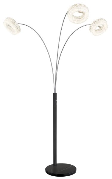 Globo 67387S1 - Lampada da terra LED dimmerabile LAUREL 35W/230V 3000/4000/6000K