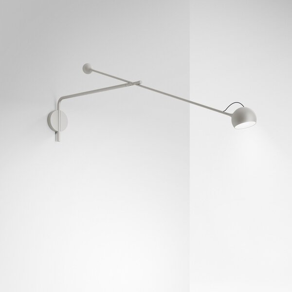 Applique da parete Artemide, Ixa, dimmerabile, Grigio, Soggiorno, Metallo, Design