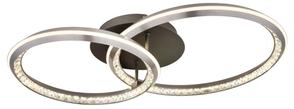 Globo 67329-50 - Plafoniera LED dimmerabile ALAINA 50W/230V 2700-6000K 50x75 cm + telecomando