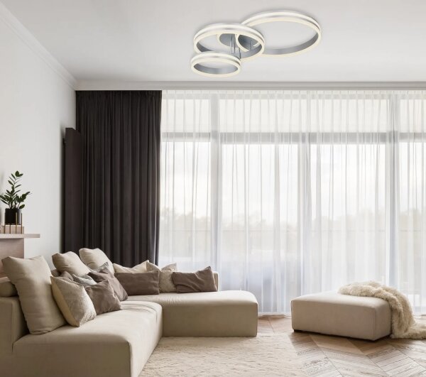 Globo 67260-72 - Plafoniera LED dimmerabile RUBIO 72W/230V 2700-6000K 60x80 cm+telecomando