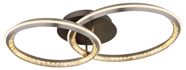 Globo 67329-50 - Plafoniera LED dimmerabile ALAINA 50W/230V 2700-6000K 50x75 cm + telecomando
