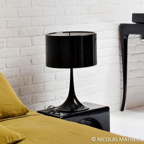 Lampade da tavolo FLOS, SPUN, dimmerabile, Nero, Soggiorno, Metallo, Design