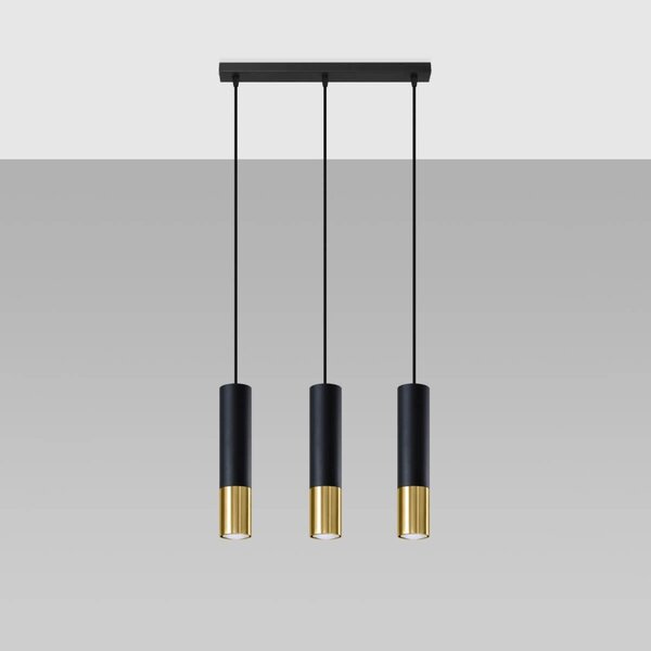 Lampada a Sospensione 3xGU10 in Acciaio LOOPEZ 3L