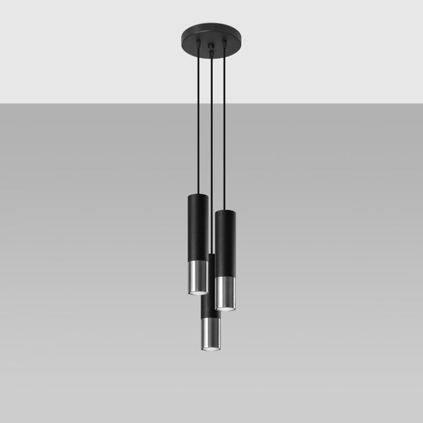 Lampada a Sospensione 3xGU10 in Acciaio LOOPEZ 3P
