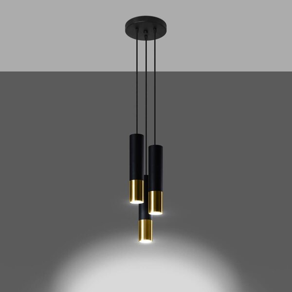 Lampada a Sospensione 3xGU10 in Acciaio LOOPEZ 3P