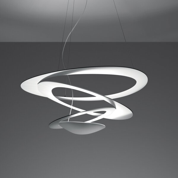 Lampada a sospensione Artemide, Pirce Mini, dimmerabile, Bianco, Soggiorno, Metallo, Design