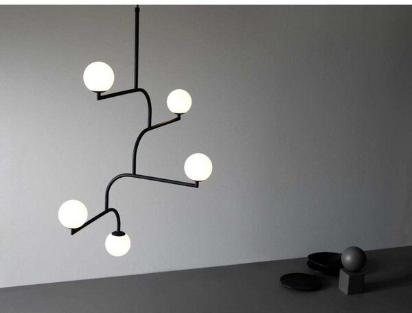 Lampada a sospensione Pholc, Metallizzato, Soggiorno, Metallo