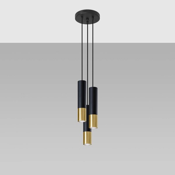 Lampada a Sospensione 3xGU10 in Acciaio LOOPEZ 3P
