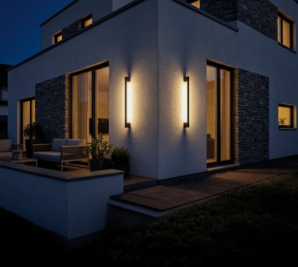 Kanlux 45872 - Lampada da parete per esterni LED YALTE LED/8,5W/230V 3000/4000/6500K IP54 nero