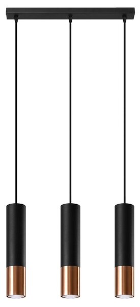 Lampada a Sospensione 3xGU10 in Acciaio LOOPEZ 3L