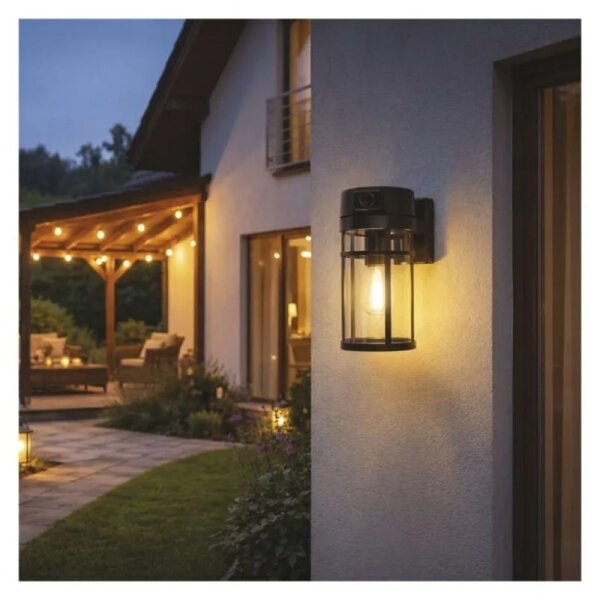 Applique da esterno con telecamera 1xE27/15W/230V Wi-Fi IP44