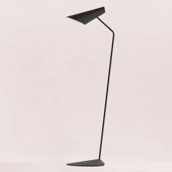 Lampada da terra Vibia, I.Cono, Nero, Soggiorno, Plastica, Scandinavo