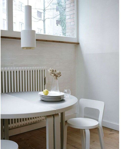 Lampada a sospensione Artek, Bianco, Sala da pranzo, Metallo