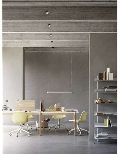 Lampada a sospensione Muuto, dimmerabile, Nero, Sala da pranzo, Alluminio