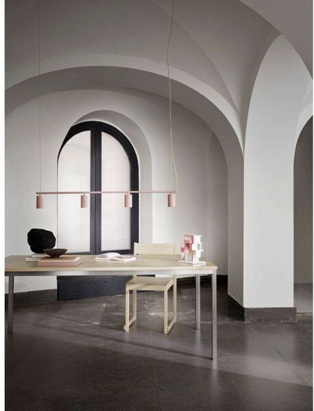 Lampada a sospensione Pholc, Beige, Sala da pranzo, Alluminio