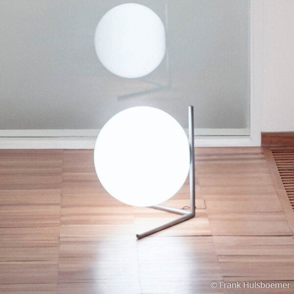 Lampade da tavolo FLOS, IC, dimmerabile, Metallizzato, Soggiorno, Vetro, Design