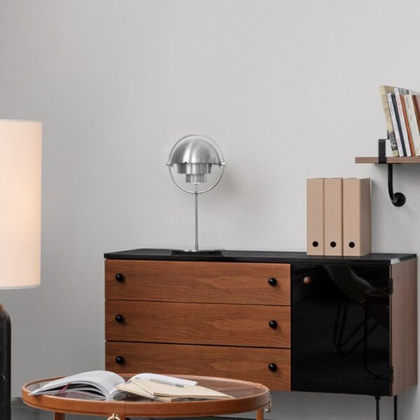 Lampade da tavolo GUBI, Multi-Lite, Metallizzato, Soggiorno, Metallo, Design