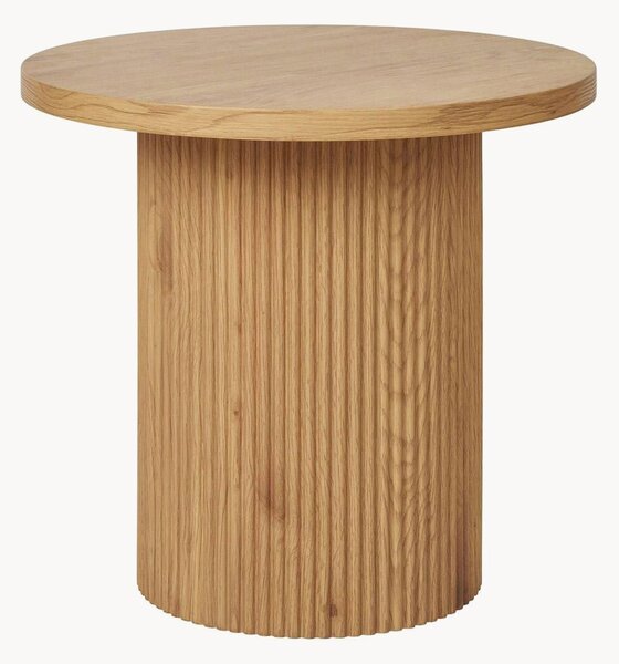 Tavolino rotondo effetto legno Boavista