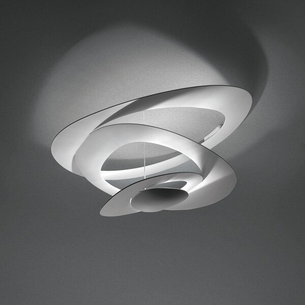 Plafoniera Artemide, Pirce, dimmerabile, Bianco, Soggiorno, Metallo, Design