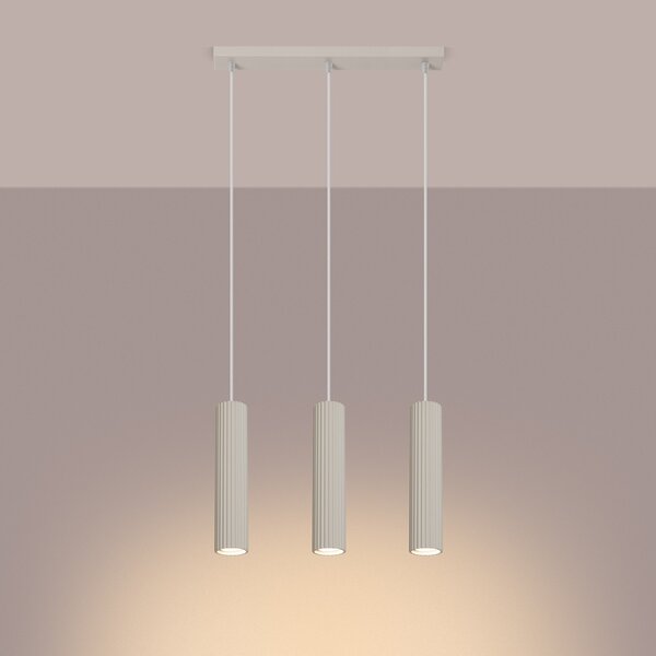 Lampada a Sospensione 3xGU10 in Alluminio KARBON 3L