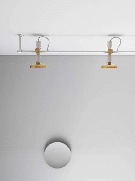 Plafoniera Pholc, Dorato / Ottone, Metallo