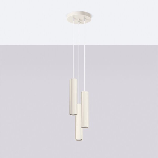 Lampada a Sospensione 3xGU10 in Alluminio KARBON 3P