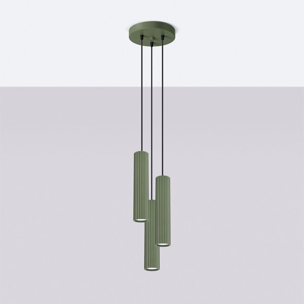 Lampada a Sospensione 3xGU10 in Alluminio KARBON 3P