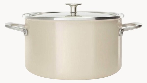 Pentola con rivestimento antiaderente e coperchio Core Enamel, varie misure