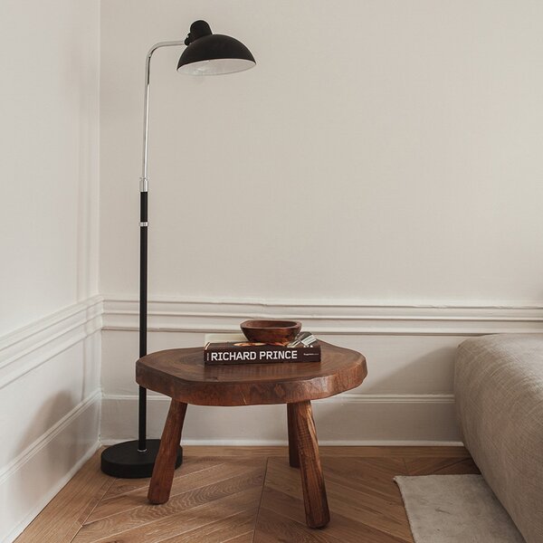 Lampada da terra FRITZ HANSEN, Kaiser Idell 6580-F Luxus, Nero, Soggiorno, Metallo, Design