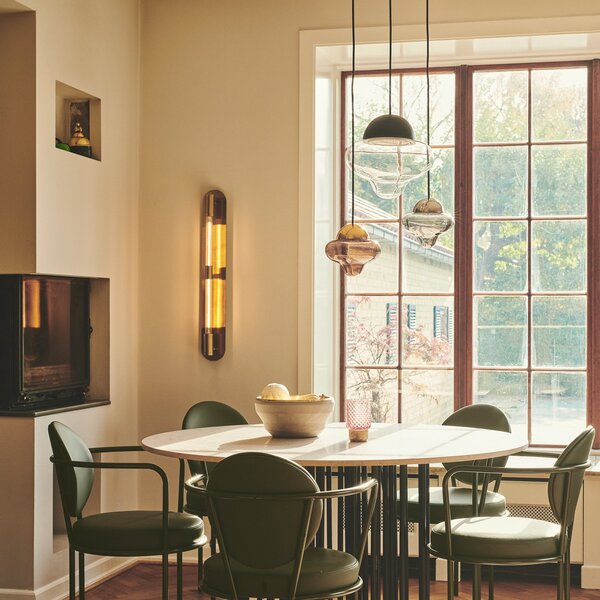 Lampada a sospensione DESIGN BY US, Nutty XL, dimmerabile, Trasparente, Soggiorno, Vetro, Design