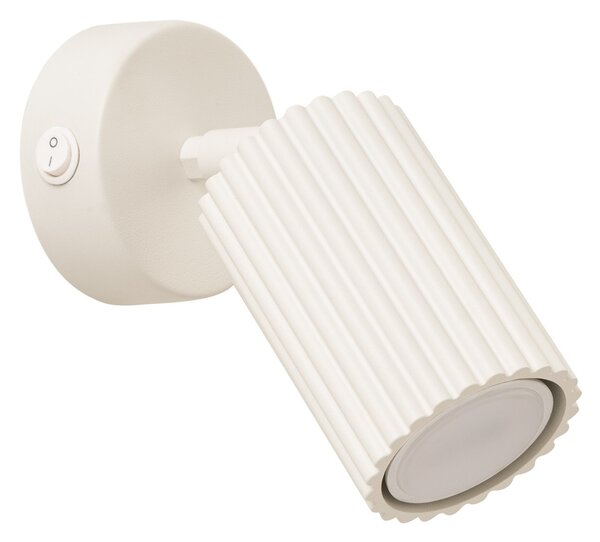Applique da Parete GU10 in Alluminio con Interruttore KARBON