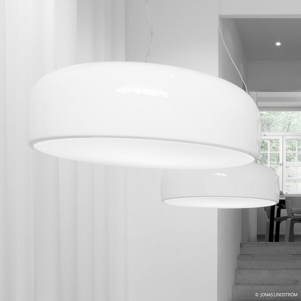 Lampada a sospensione FLOS, Smithfield, dimmerabile, Bianco, Soggiorno, Metallo, Design