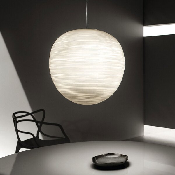 Lampada a sospensione Foscarini, Rituals XL, dimmerabile, Bianco, Soggiorno, Vetro, Design