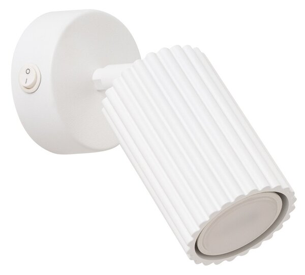 Applique da Parete GU10 in Alluminio con Interruttore KARBON
