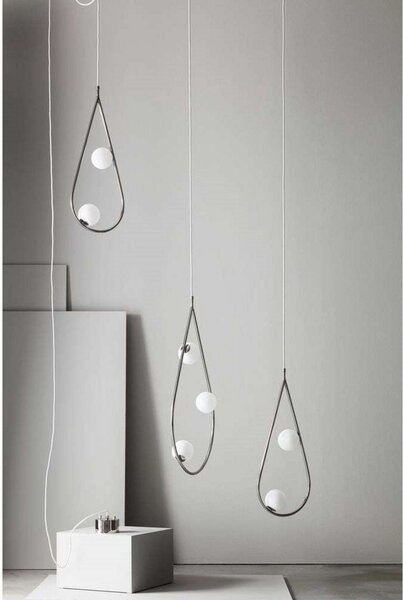 Lampada a sospensione Pholc, Dorato / Ottone, Soggiorno, Metallo