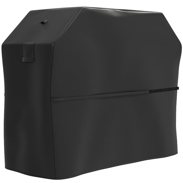 Outsunny Copertura per Barbecue Impermeabile in Tessuto Oxford 600D UPF30+ e Antivento, 147x61x122 cm, Nero | Aosom Italy