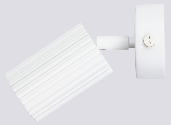 Applique da Parete GU10 in Alluminio con Interruttore KARBON