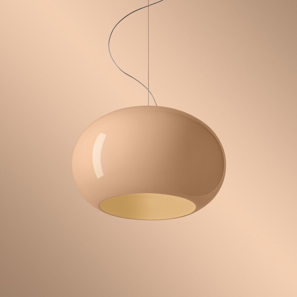 Lampada a sospensione Foscarini, Buds 2, Beige, Soggiorno, Vetro, Design