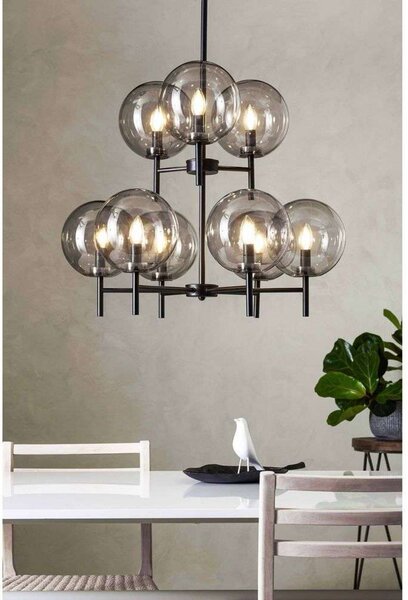 Lampada a sospensione Markslöjd, Nero, Soggiorno, Metallo