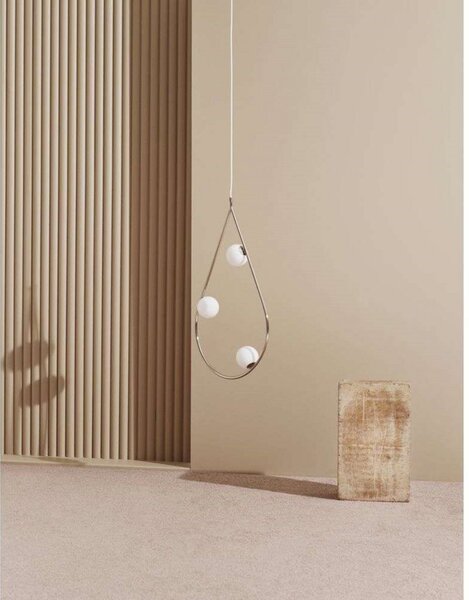 Lampada a sospensione Pholc, Metallizzato, Soggiorno, Metallo