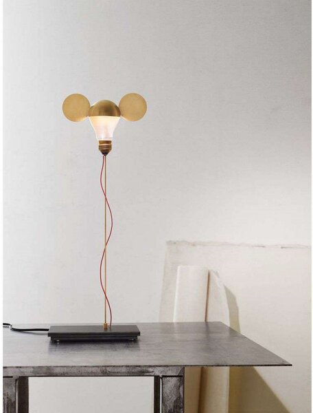 Lampade da tavolo Ingo Maurer, dimmerabile, Dorato / Ottone, Soggiorno, Metallo